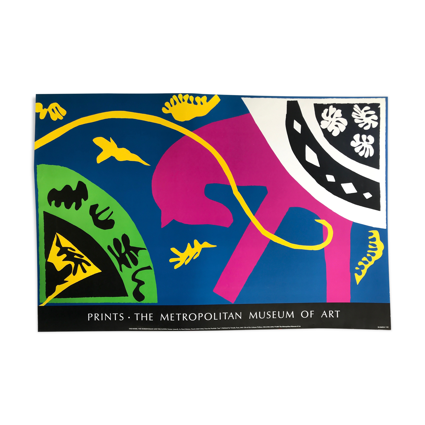 Original exhibition poster after Henri MATISSE, Moma, New York, 1987