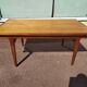 Scandinavian teak dining table with extension 6 to 10 people Henning Kjaernulf