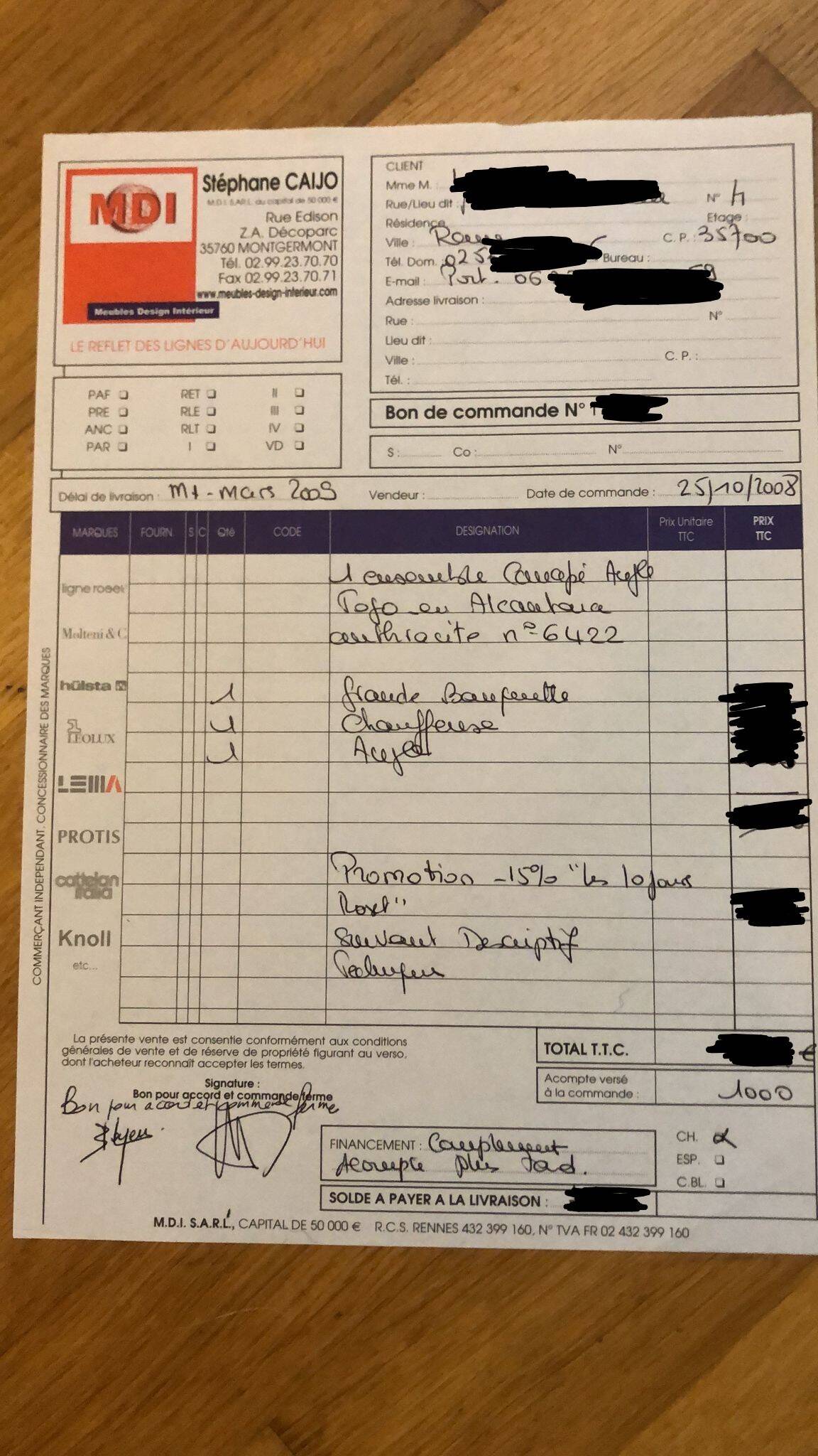 Canapé Togo angle Ligne Roset – Alcantara anthracite