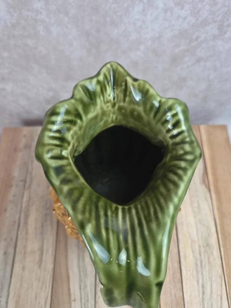 Vintage jug in majolica in the shape of a pineapple – decorative ceramic