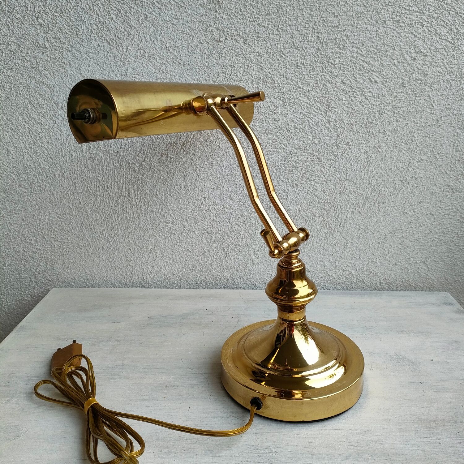 Vintage banker's lamp