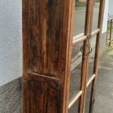 Armoire ancienne vitrée en bois