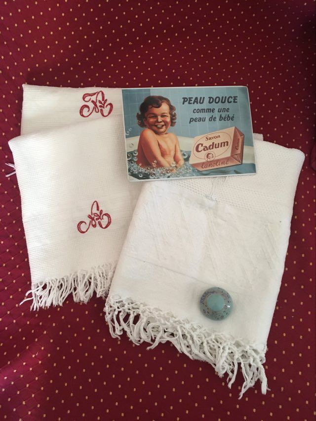 Honeycomb towels, set of 3