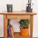 1950s side table with compass legs