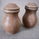 Stoneware salt and pepper shakers