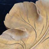 Wooden leaf trinket tray