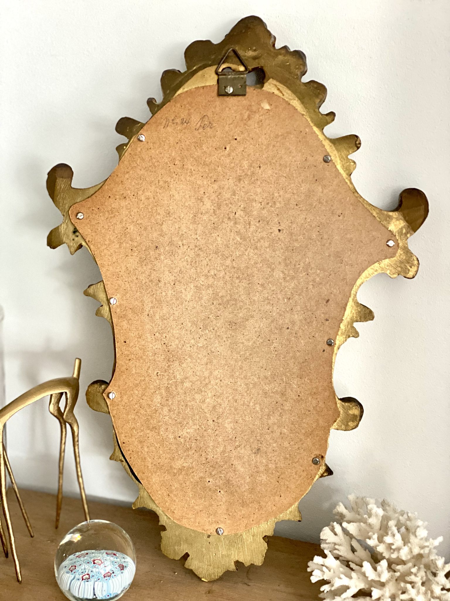Golden mirror