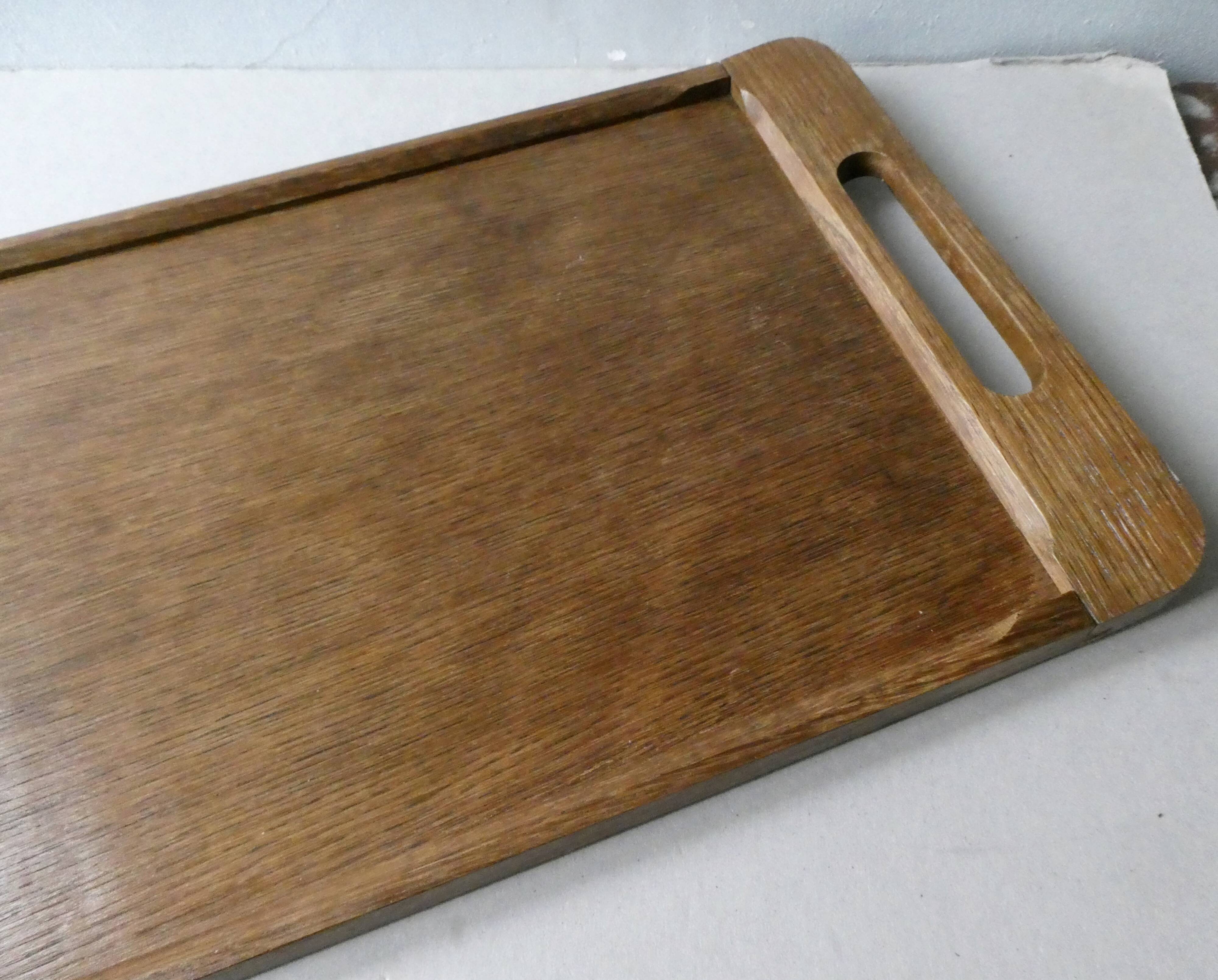 Wooden serving tray, 50s-60s
