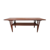 Table basse Vintage en teck danois Wishbone