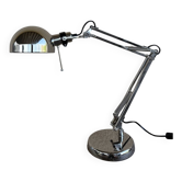 Lampe de bureau acier nickelé