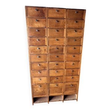 Meuble de Notaire à Clapets (meuble métier vintage)