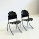 Set of 2 Medusa dining chairs by Studio Tetrarch for Alberto Bazzani