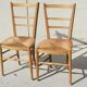 Paire de chaises art nouveau