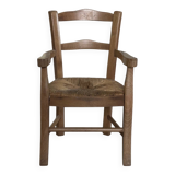 Antique wooden armchair