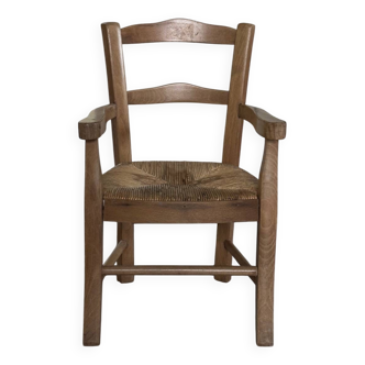 Antique wooden armchair