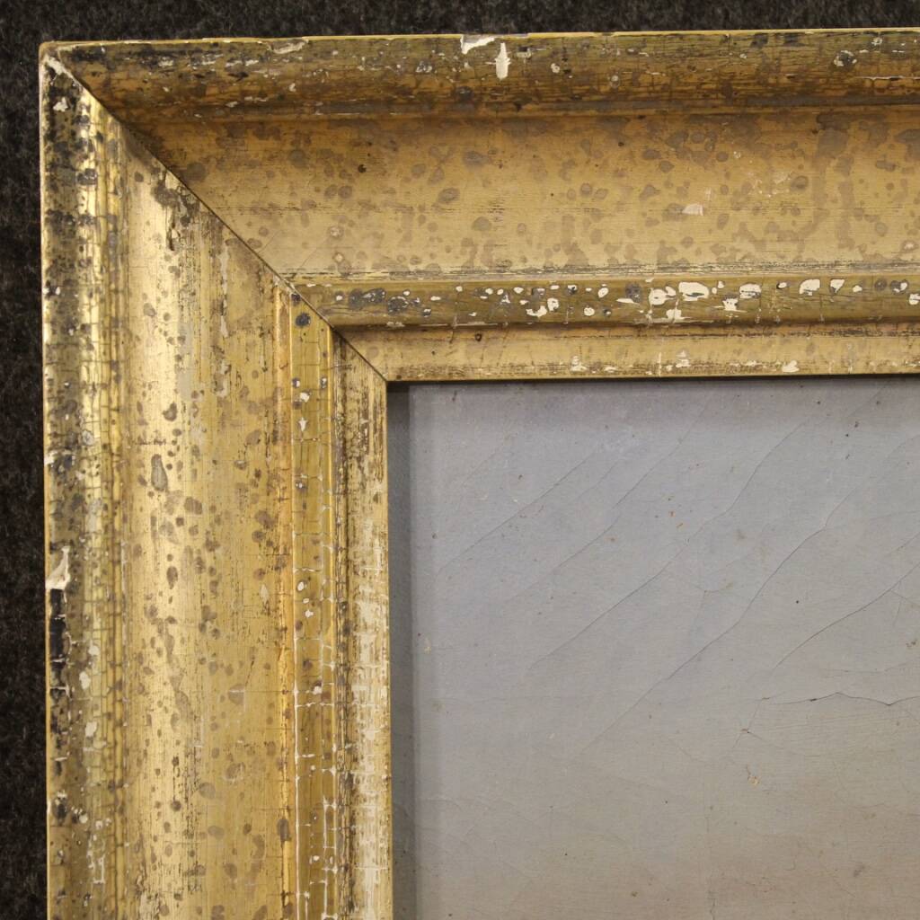 Antique French Painting Landscape From 19th Century