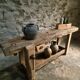 Ancient French oak table | Rustic console | 19th century