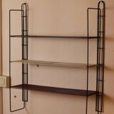 Tricolor String shelf in perforated metal