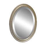Miroir ovale biseauté