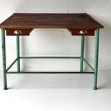 Vintage industrial console with drawers