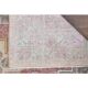 1970s Turkish Oushak Handmade Wool Cotton Pink Area Rug 127x276