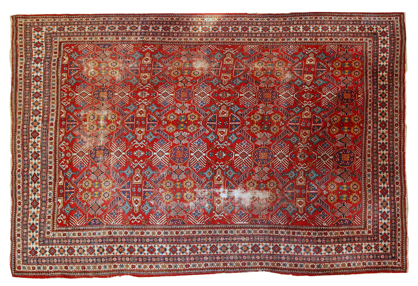 Tapis ancien persan dzhosagan fait main 267cm x 366cm, 1920s