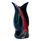 Vase Vallauris forme libre moderniste 1950-60 Bleu rouge