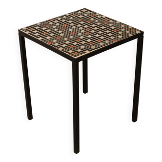 Table d'appoint vintage mosaïque