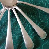 Set of W.Wright silver plate Belco spoons