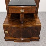 Pair of Art Deco bedside tables in Rio rosewood, France circa 1920
