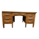Teacher's desk from the 1950s on legs.