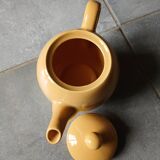 Ocher yellow teapot