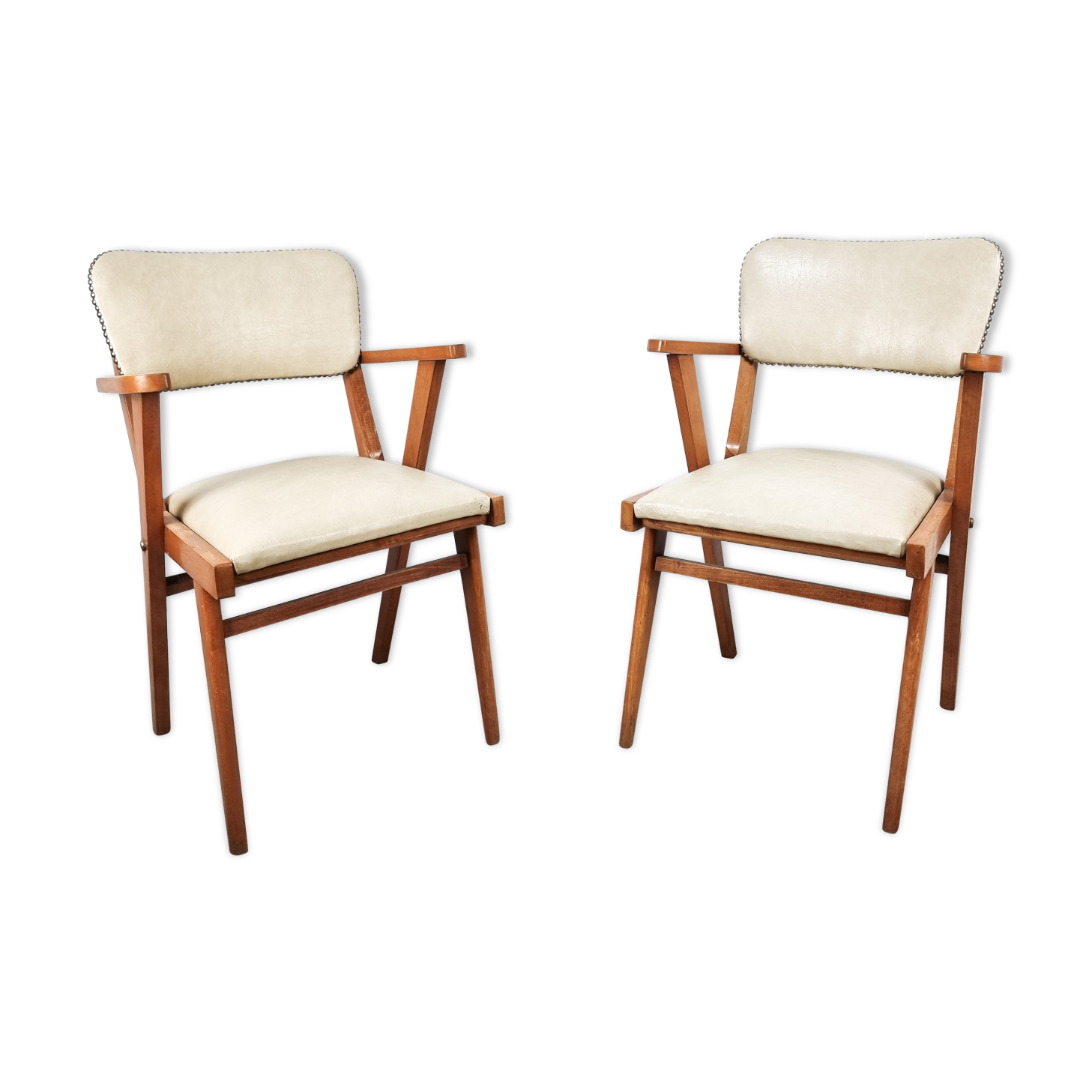 Paire de fauteuils scandinaves 1960