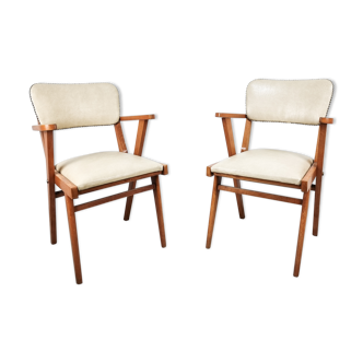 Pair of Scandinavian armchairs 1960