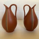 Pair of terra cotta vases Sawa foreign