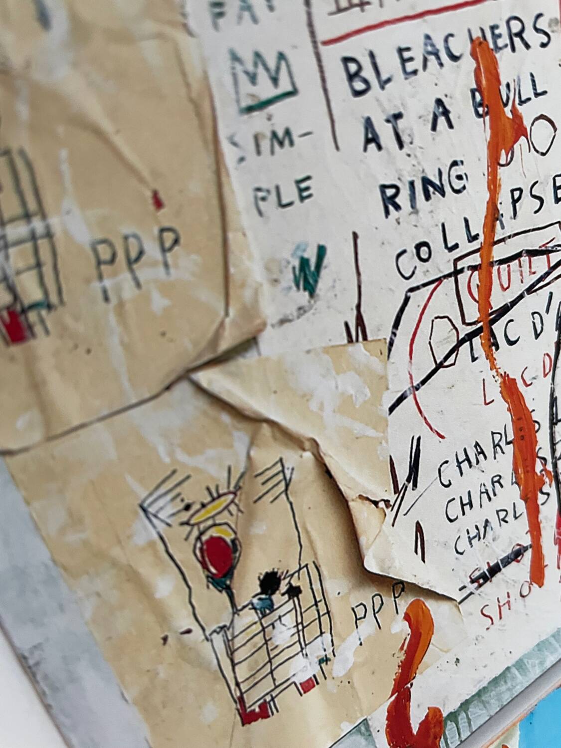 Jean Michel Basquiat (1960-1988) Piscine Versus the Best Hotels,1982, Licensed by Artestar NY