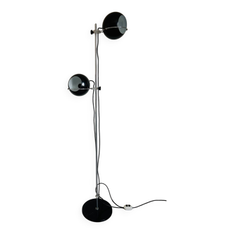 VINTAGE SPACEAGE BLACK FLOOR LAMP