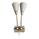 Large double wall light "1950 design".