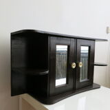 Old mirror wall-mounted toilet cabinet