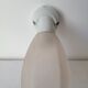 Art Deco wall lamp in porcelain and glass