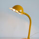 Vintage aluminor desk lamp 80 with metal yellow cap