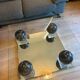 Table basse Roche Bobois en marbre – pièce vintage exclusive