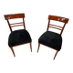 Neoclassical Solid Mahogany Side Chair, 1820s