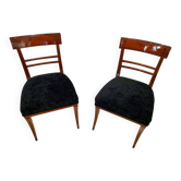 Neoclassical Solid Mahogany Side Chair, 1820s