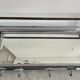 Vintage coat rack, beveled mirror and chrome, art deco