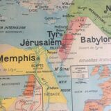 Vidal Lablache School Card No. 23 Palestine