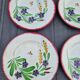 4 old plates 1900 Sarreguemines