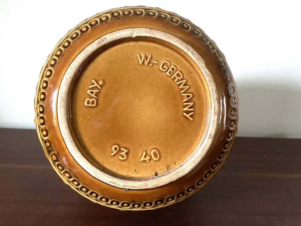 Large enameled jug, Germany, 1960