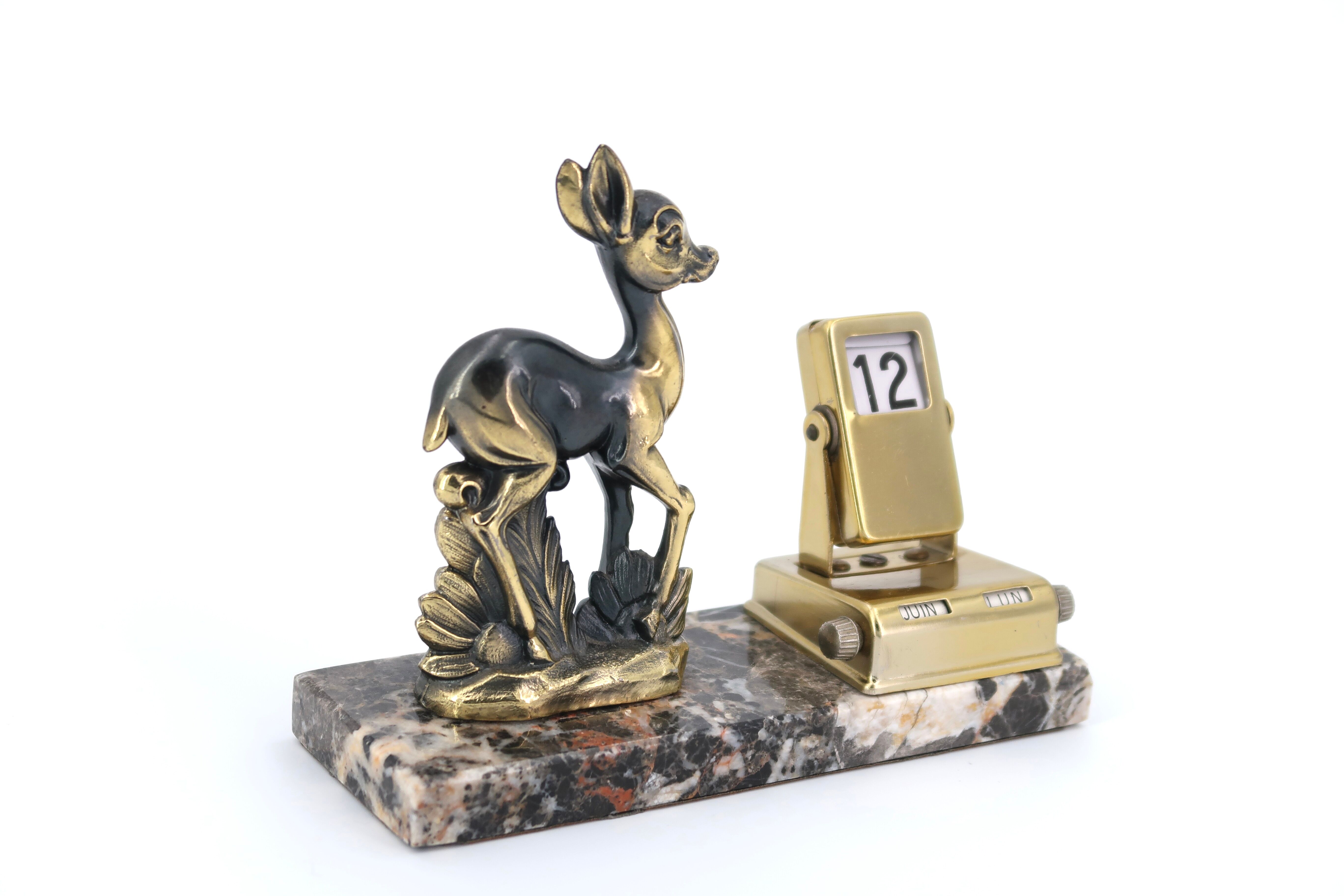 Calendrier perpétuel art deco années 30