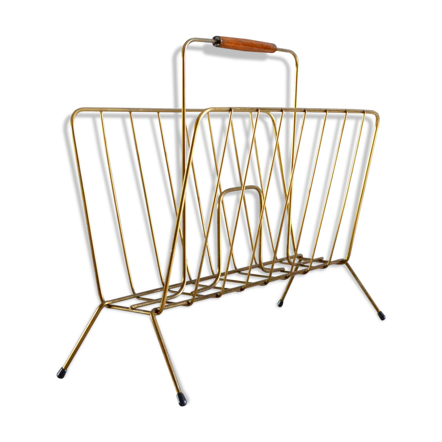 Vintage magazine holder 1950s